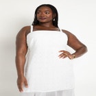 Pearl Chiffon Midi Dress image number null