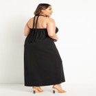 Halter Dress with Braided Detail image number null