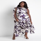 Cape Sleeve Printed Dress image number null