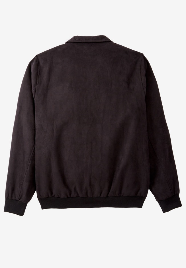 Microsuede Bomber Jacket image number 1