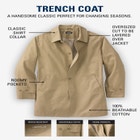 Water-Resistant Trench Coat image number null