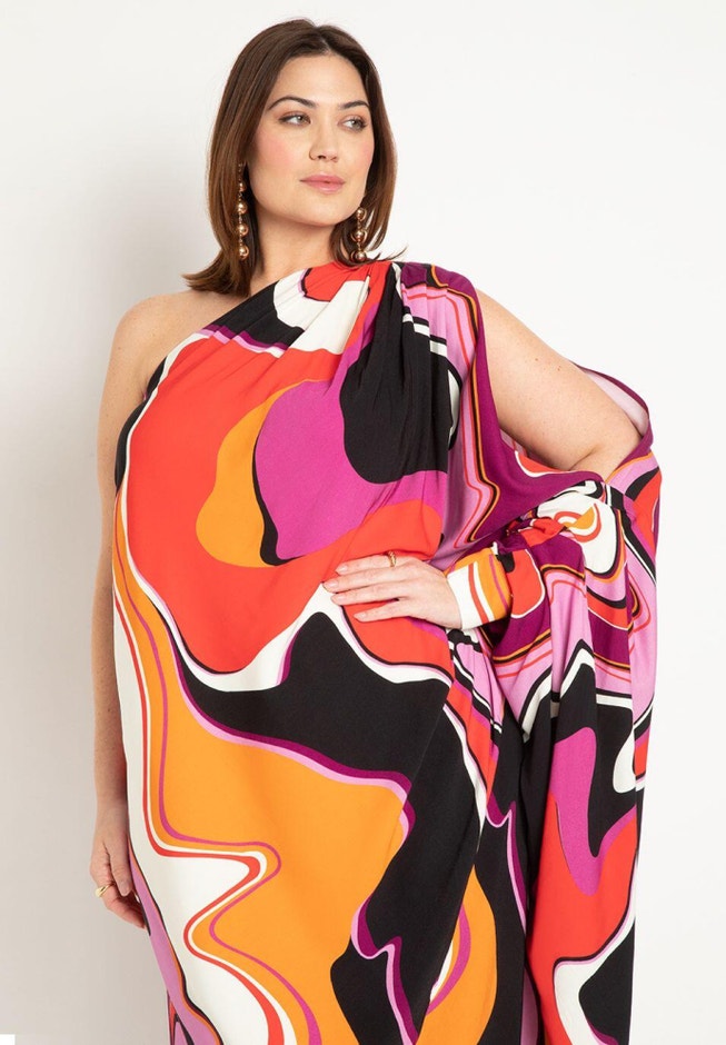 One Shoulder Kaftan image number 1