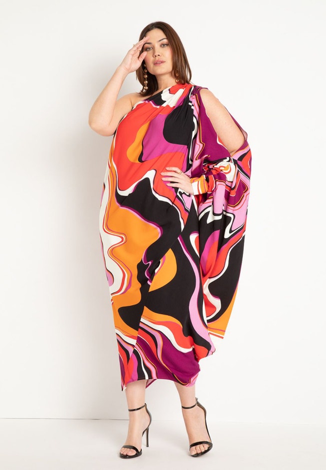 One Shoulder Kaftan image number 0