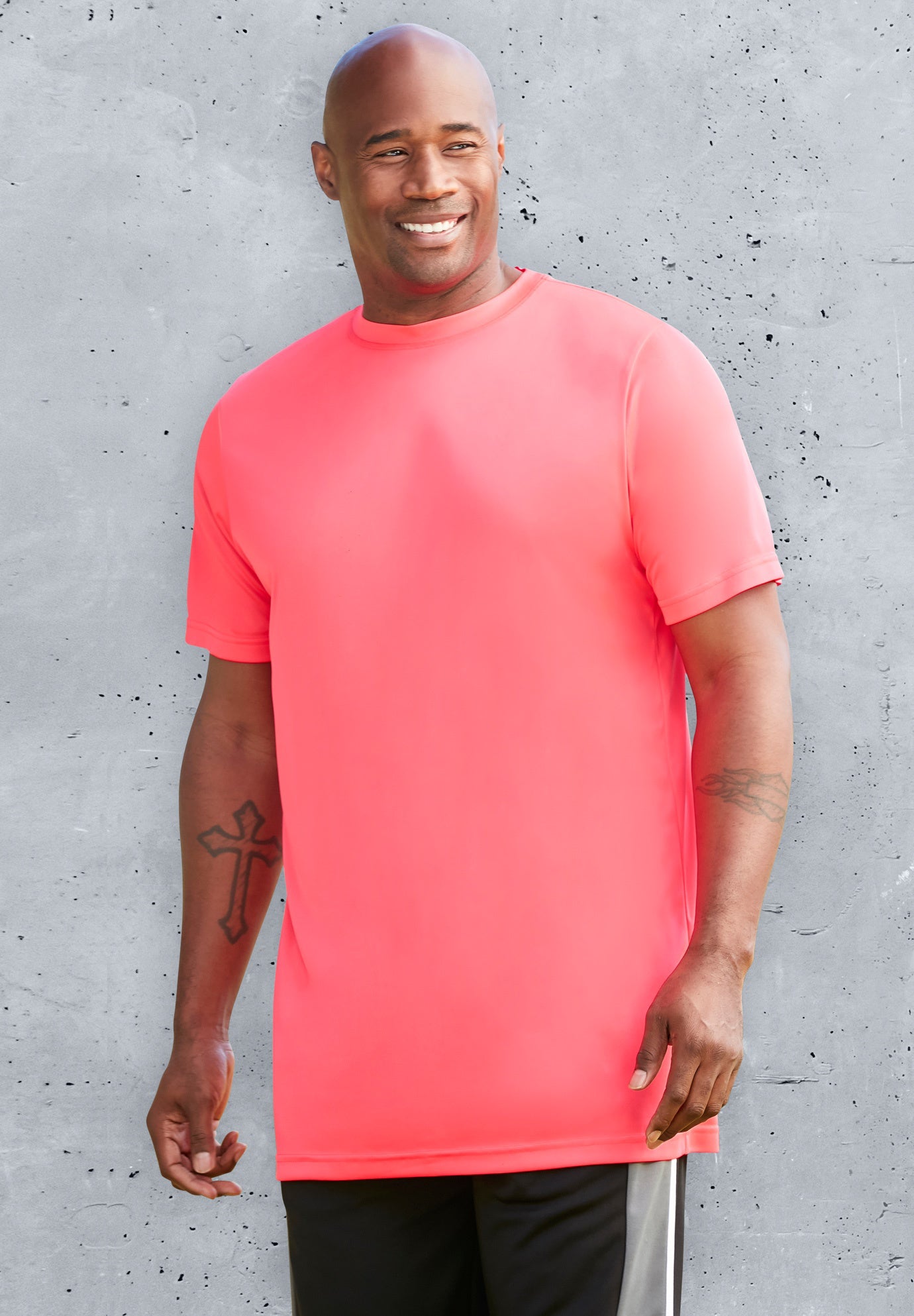No Sweat Longer-Length Short Sleeve Crewneck Tee image number 4