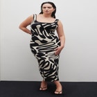 Intarsia Column Dress image number null