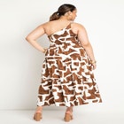 One Shoulder Maxi Dress image number null