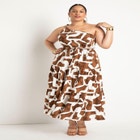 One Shoulder Maxi Dress image number null