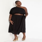 Knotted One Shoulder Dress image number null