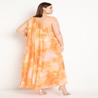 Sheer Trapeze Maxi Dress image number null