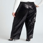 Sequin Cargo Pant image number null