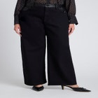 Faux Leather Detail Jeans image number null