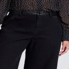 Faux Leather Detail Jeans image number null