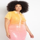 Ombre Sequin Midi Dress image number null