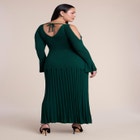 Pleated Sweater Maxi Dress image number 1