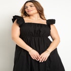 Flutter Sleeve Maxi Dress image number null