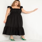 Flutter Sleeve Maxi Dress image number null