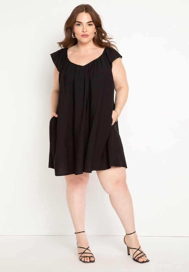 Puff Sleeve Mini Dress image number 0