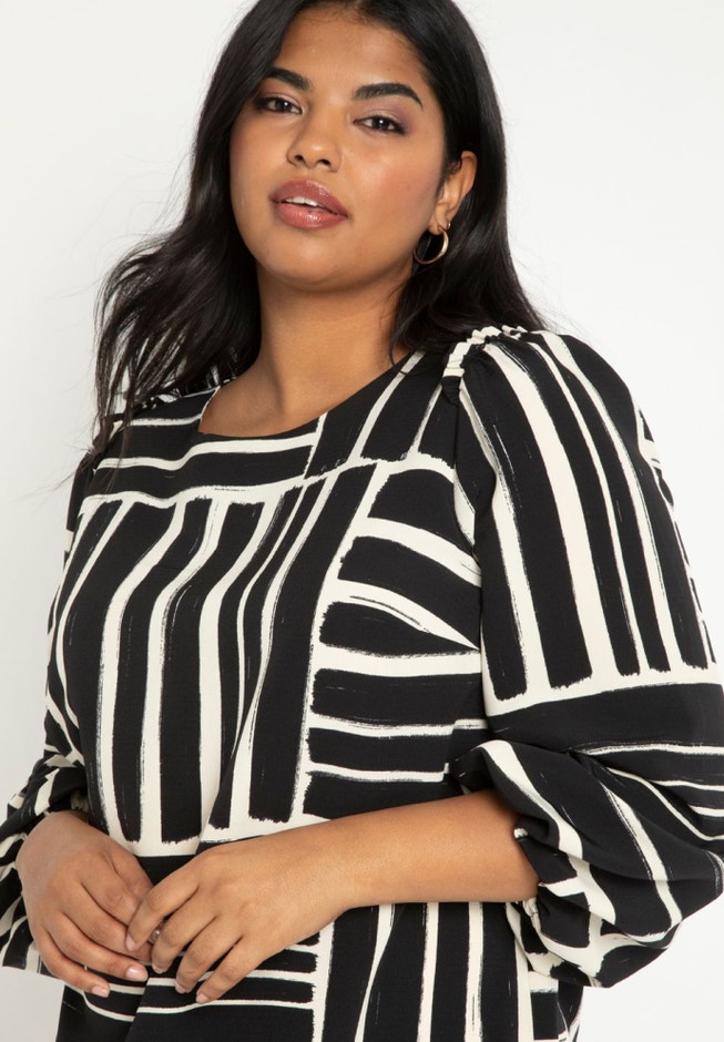 Puff Sleeve Easy Tee Dress image number 1