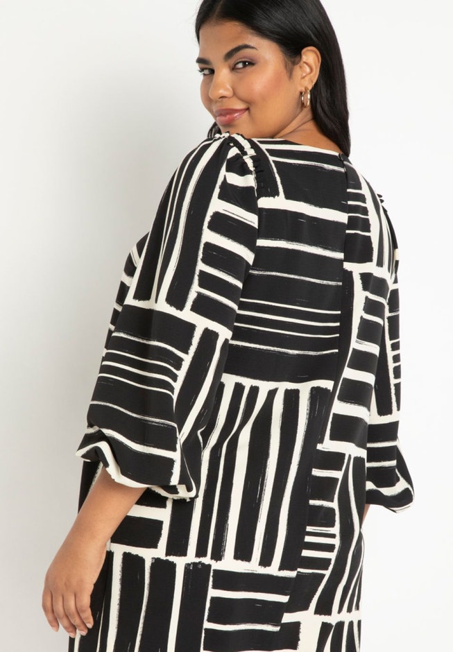 Puff Sleeve Easy Tee Dress image number 2