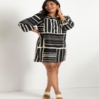 Puff Sleeve Easy Tee Dress image number null