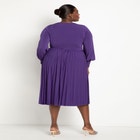 Knot Front Pleated Skirt Dress image number null