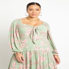 Tie Front Maxi Dress image number null