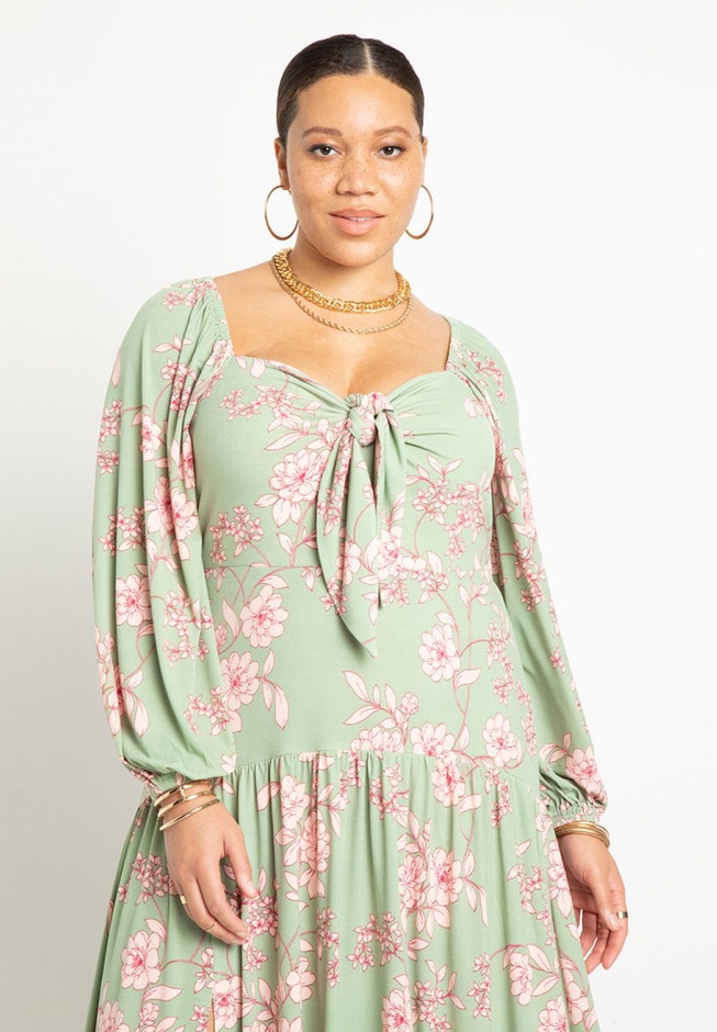 Tie Front Maxi Dress image number 3