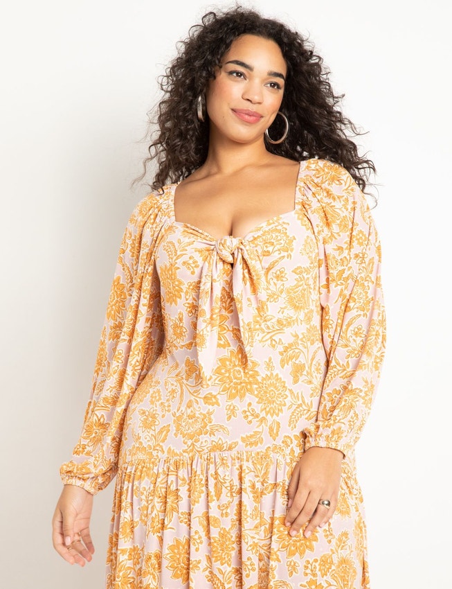 Tie Front Maxi Dress image number 1