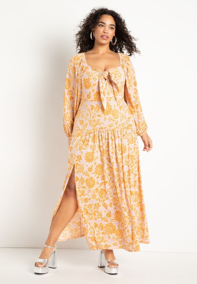 Tie Front Maxi Dress image number 0