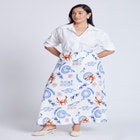 Printed Full Skirt image number null