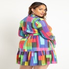 Tie Front Mini Dress image number null