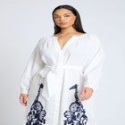 Relaxed Dress with Applique image number null