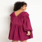 Shirred Mini Dress image number null