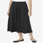 Ponte Knit A-Line Skirt image number null