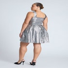 Corset Bodice Flare Mini Dress image number null