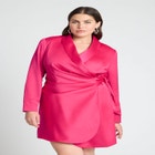 Tie Detail Blazer Mini Dress image number null