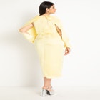 Overlay Sleeve Satin Dress image number null