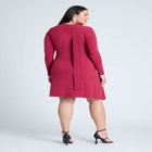 Scarf Neck Jersey Mini Dress image number null