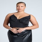 Dramatic Bust Crop Top image number null