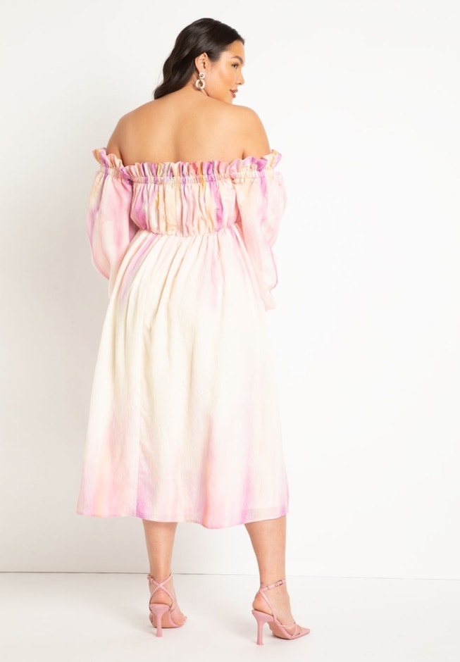 Off The Shoulder Ruffle Dress image number 2