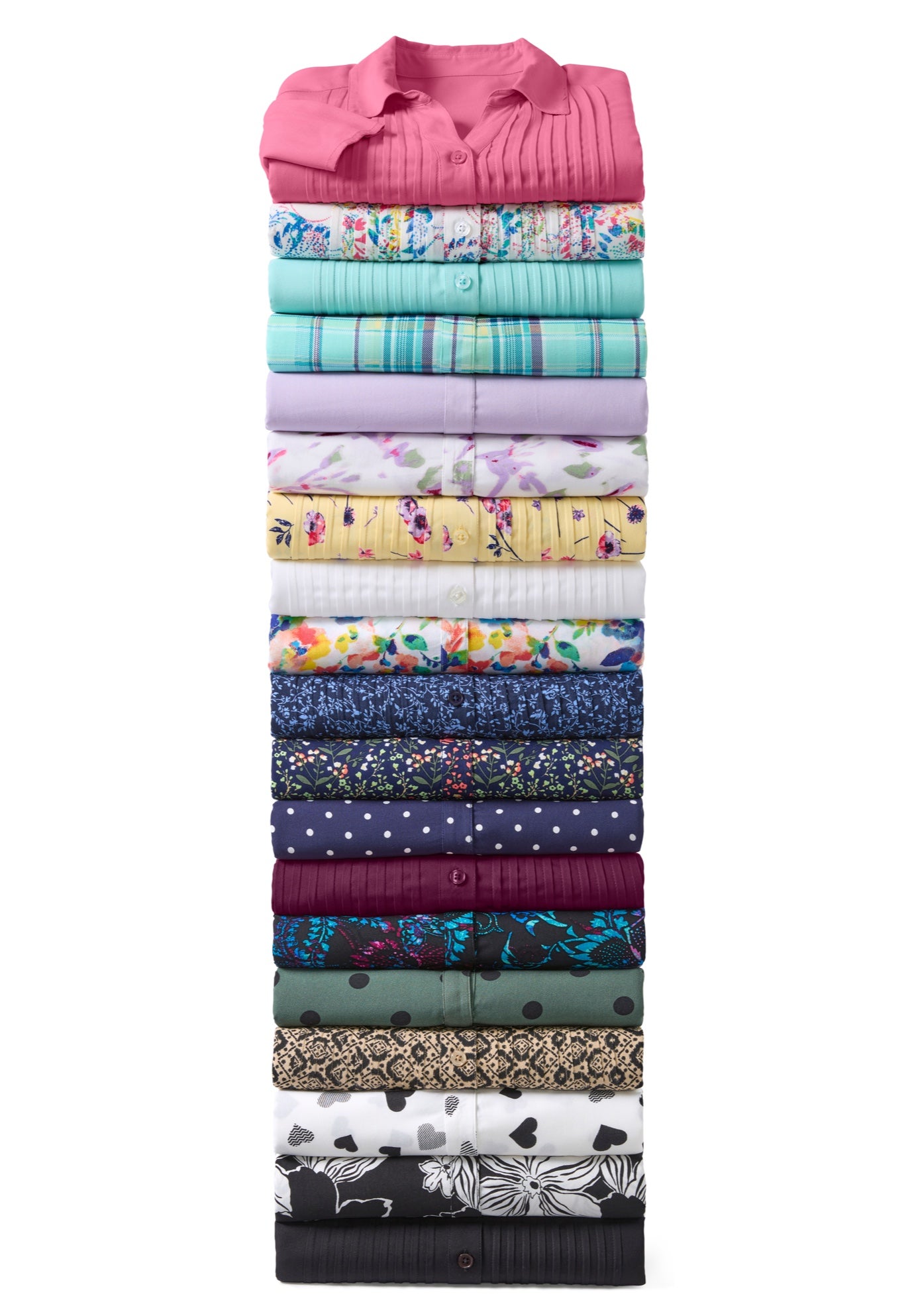 Rayon Three-Quarter Sleeve Effortless Tab-front Blouse image number 4