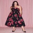 ELOQUII x kate spade new york Floral Pleated Gown image number null