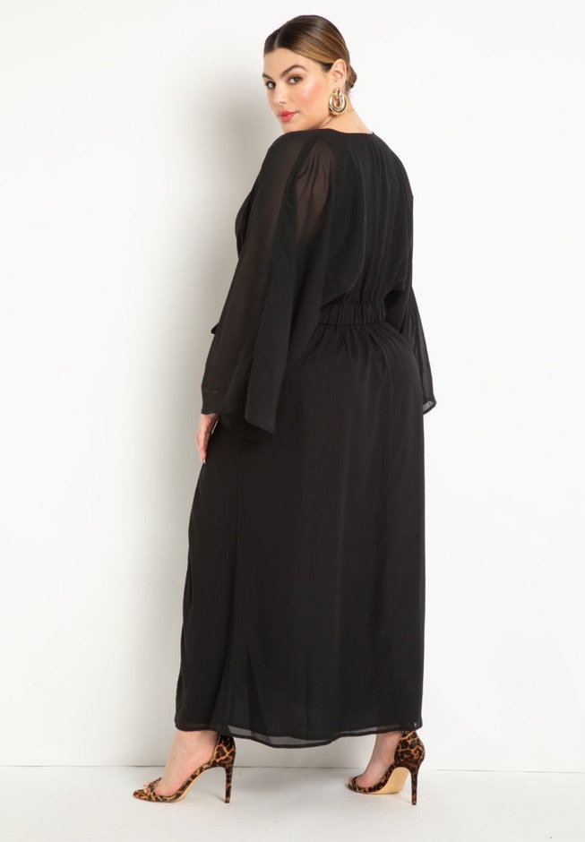 Surplice Bodice Maxi Dress image number 4