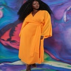 Surplice Bodice Maxi Dress image number null