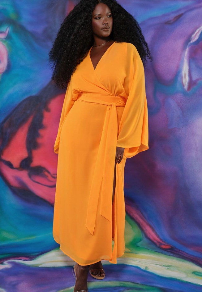 Surplice Bodice Maxi Dress image number 5