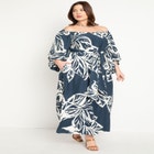 Off The Shoulder Full Maxi Dress image number null