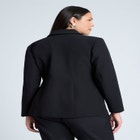 Mixed Media Blazer image number null