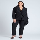 Mixed Media Blazer image number null