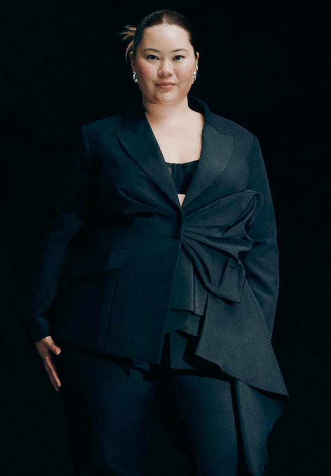 Mixed Media Blazer image number 4