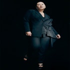 Mixed Media Blazer image number null